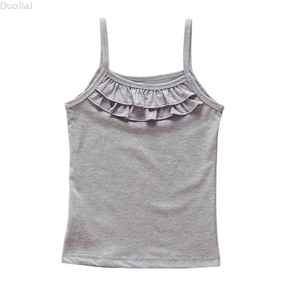 DuoJiaJ Summer Thin Baby And Children Base Children's Underwear Little Girl Sweatshirt White Tank Tops For Girls Size 18-24 Months