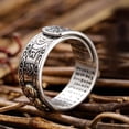 thumbnail image 4 of Retro Pixiu Transfer Rings Silver Color Male Female Couple Personality Ring, 4 of 9