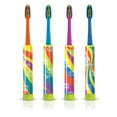 thumbnail image 2 of GUM® CRAYOLA™ TWISTABLES® Brosse à Dents pour Enfants, Poils Souples, 3+, 2 of 4