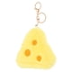 thumbnail image 3 of Llavero de queso de peluche adorable para mochilas, llavero con dije suave y esponjoso, colgante divertido de queso de peluche, llavero decorativo suave y esponjoso, 3 of 7