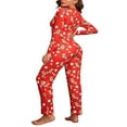 thumbnail image 2 of Combinaison Pyjama pour Femmes Christmas Cartoon une-Pièce de Nuit, 2 of 5