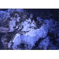 thumbnail image 1 of Ahgly Company Indoor Rectangle Oriental Blue Industrial Area Rugs, 2' x 5', 1 of 4