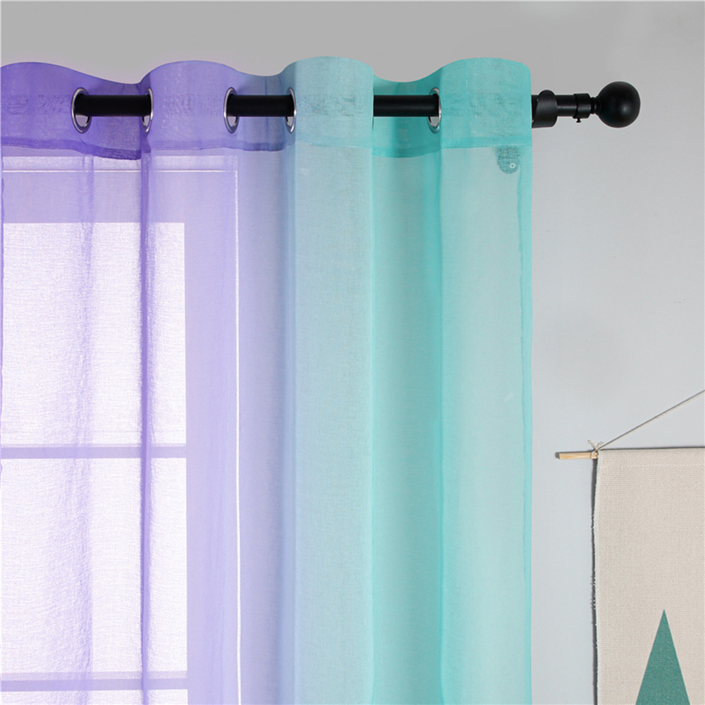 Innerwin Sheer Grommet Curtains Top Eyelet Window Curtain Drapes Voile Bedroom Home Decor