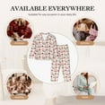 thumbnail image 5 of Goofa Cartoon Koala Bear Printed Women’s 2 Piece Pajama Set Super,Pajamas Women's Long Sleeve Sleepwear Soft Button Down Loungewear Pjs Lounge Set Nightwear-Medium, 5 of 9