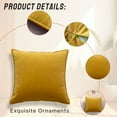 thumbnail image 2 of AUQ 2Pcs Decorative Pillow Covers No Skin Irritation 16X16 Pillow Covers Long-Lasting Use Cushion Covers Style3, 2 of 7