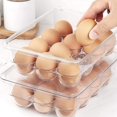 thumbnail image 5 of Soporte para huevos para refrigerador, cajas de almacenamiento para veinticuatro huevos, 5 of 5