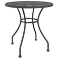 thumbnail image 4 of vidaXL 24.21" Expanded Metal Mesh Waterproof Outdoor Dining Table, Anthracite, 4 of 11