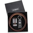 thumbnail image 4 of Marino Men’s Genuine Leather Ratchet Dress Belt with Automatic Buckle, Enclosed in an Elegant Gift Box, 4 of 4
