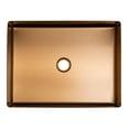 thumbnail image 4 of Eden Bath EB-SS002RG 18.9 x 14.6 in. Rectangular Stainless Steel Vessel Sink with Drain in Rose Gold, 4 of 7