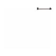 thumbnail image 6 of Geometric 12" Wall Mounted Towel Bar, Satin Nickel, 6 of 7