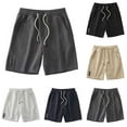 thumbnail image 5 of Mens Waffle Shorts Beach Sports Gym Workout Jogging Hiking Fitness Short Pants, 5 of 11