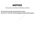 thumbnail image 2 of Positive Plus Front Rear Semi-Metallic Brake Pads Kit for Car Fiat 500 KPF-100528, 2 of 8