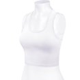 thumbnail image 5 of Women's Sleeveless Racerback Crop Tank Top Camisole Backless Scoop Neck Shirts 2024, 5 of 5