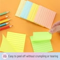 thumbnail image 4 of Mr. Pen- Lined Sticky Notes 3x3, 6 Pads, 45 Sheet/Pads, Pastel Colors, Sticky Notes with Lines, 4 of 8