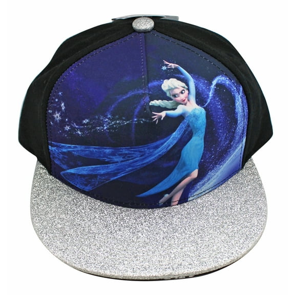 Disney's Frozen Princess Elsa Snapback Cap With Sparkly Bill