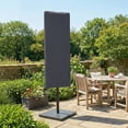 thumbnail image 2 of Outsunny Housse de Parasol de Jardin, Housse de Parasol d'Extérieur avec Fermeture Éclair, Gris, 2 of 10