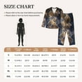 thumbnail image 6 of Bingfone Womens Pajama Sets Watercolor Snake Skin Print,Long Sleeve Loungewear Pajamas Set-Large, 6 of 9