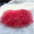 thumbnail image 1 of 4-5 años 120Sandía rojaBebé niñas falda tutú marrón súper esponjosa 6 capas pettiskirt princesa ballet faldas de baile niños falda de tul navidad ropa infantil esquí esquí Gafas de esquí, 1 of 5