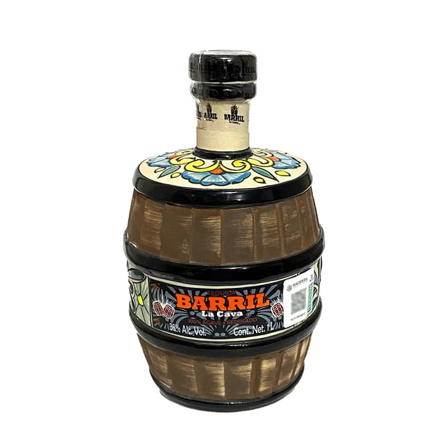 Tequila Barril La Cava Reposado Cerámica 1L