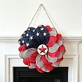 thumbnail image 3 of Patriotic Sunflower Wreath Front Door Red White Blue We The People Sign 4Th Of July Independence Day Memorial Day Wall Hanging Decor Garland, 3 of 6