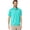 Pool Green, variant on Men's Short Sleeve Classic Fit Solid Stretch Performance Polo Shirt, Pool Green, X-Large
