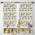 thumbnail image 5 of Blackout Kids Curtains,Cartoon Construction Vehicles Safety Signs Childrens Insulated Curtains Set Of 2,Bedroom Essentials,Toddler Room Decor 42"x54", 5 of 5