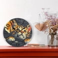 thumbnail image 2 of Cat in Moon Universe 10 inch Wall Clocks Non Ticking Easy to Read Battery Decorative for Home Bathroom Kitchen Bedroom Living Room, 2 of 8