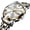 Gold shell white fac, variant on Popular Watch Automatic Dial Steel Watch Men's Waterproof Quartz Watch