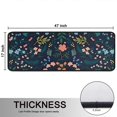 thumbnail image 5 of Kitchen Rugs Sets Of 2,Pioneer Flower Floral Print Pattern Anti Fatigue Kitchen Mat Rugs Non Slip Washable,Decorative Kitchen Floor Mats for Kitchen,Sink,Laundry,17"x47"+17"x47", 5 of 5