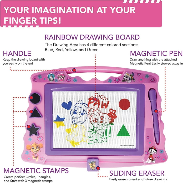 Paw patrol magnetic drawing board discount