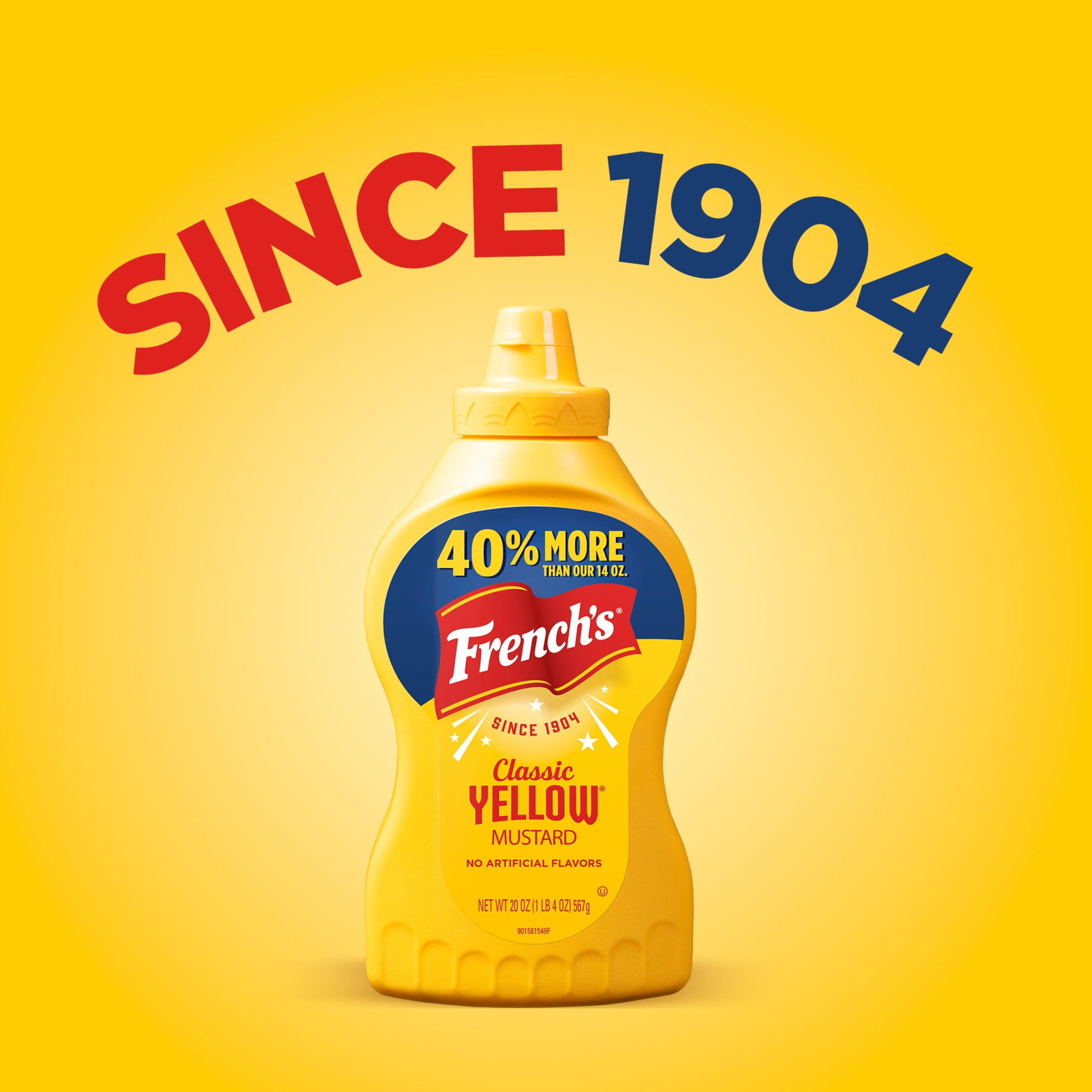 French's Kosher Classic Yellow Mustard, 20.0 oz Bottle