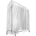 thumbnail image 4 of Perchero transparente Sorbus para ropa, 6 pies, 4 of 8