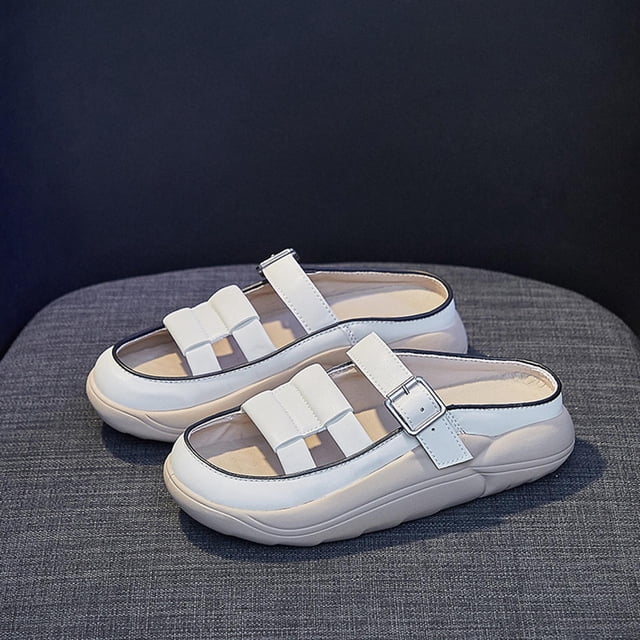 Sandalias de Mujer a La Moda, Zapatos Planos Impermeables Ligeros, Zapatos Planos para Niñas Y Mujeres, Suela de Goma, Sandalias de Playa para Piscina