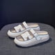thumbnail image 1 of Sandalias de Mujer a La Moda, Zapatos Planos Impermeables Ligeros, Zapatos Planos para Niñas Y Mujeres, Suela de Goma, Sandalias de Playa para Piscina, 1 of 8