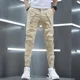 thumbnail image 2 of Pantalones cargo ajustados y elásticos para hombre, de algodón, de corte regular, económicos, estéticos, de moda urbana, pantalones de hombre más baratos, de lujo, 2 of 5
