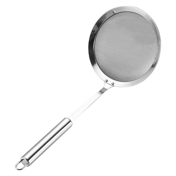 Cuillère Filtre en Acier Inoxydable Antirouille Écumoire Fil Fin Outil de Cuisine, 14cm