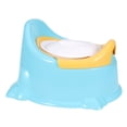 thumbnail image 1 of Precioso asiento de inodoro de plástico para entrenamiento con orinal para niños pequeños con cuenco extraíble para una fácil limpieza (azul), 1 of 5