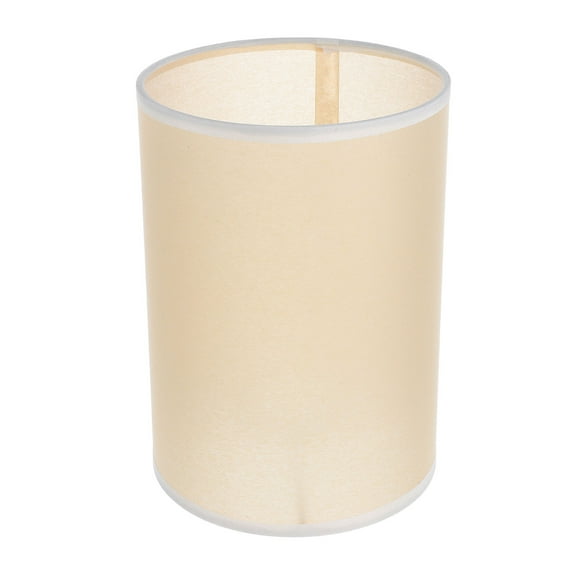 Raindrops Lamp Holder with Light Yellow Cylindrical Lampshade for Bedroom Living Room and Office