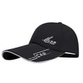 thumbnail image 2 of Women's Fashion Trucker Hat, Adjustable Breathable Mesh Baseball Cap, Ponytail Friendly Outdoor Sun Hat for Daily Casual Wear, Sports, and Travel White, 2 of 4