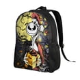 thumbnail image 2 of Goofa The Nightmare Before Christmas Pattern Large Capacity Backpack – Padded Laptop Compartment, Ergonomic Design for School, Work, Travel, and Outdoor Activities, 2 of 8