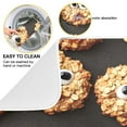thumbnail image 2 of Dish Drying Mat Microfiber Kitchen Pad Large Counter Absorbent Dish Mats Drainer Rack 16"x18" Oatmeal Cookies, 2 of 8