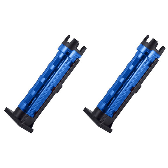 2X Fishing Rod Holder Raft Fishing Accessories Vertical Inserting Device for Box Fishing Tackle-Blue