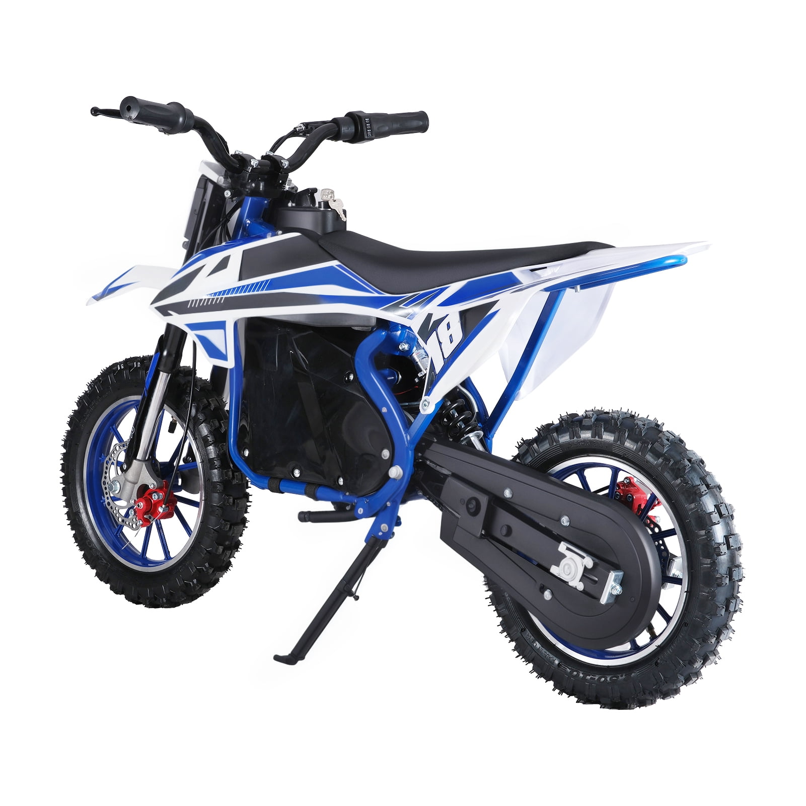 AquaAurix 36V Electric Dirt Bike, 350W Electric Motorcycle 25KM/H Max Speed, Ride On Toys motocross for Kids, Blue Mini Motorcycle