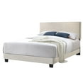 thumbnail image 2 of Royale Upholstered Platform Bed with Nail Trim Headboard, King, 2 of 4
