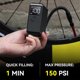 thumbnail image 2 of Portable Electric Air Pump 150PSI Cordless Air Pump High Pressure Digital Display Tire Inflator, 2 of 4
