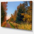 thumbnail image 2 of Route à Travers la Forêt d'Automne - Impression sur Toile Paysage Extra Grand, 2 of 4