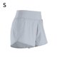 thumbnail image 1 of La yoga pone en cortocircuito a las mujeres que ejecutan la ropa de los deportes de secado rápido de los pantalones cortos, gris, S Eigraketly AP001149-05B, 1 of 7