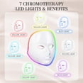 thumbnail image 2 of Máscara facial LED SDKWDH de 7 colores con terapia de luz roja, 2 of 9
