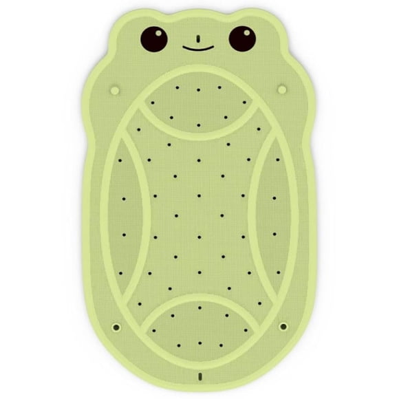 Alfombra de baño Joycano Baby antideslizante, 30 x 45 cm, caucho natural, color verde