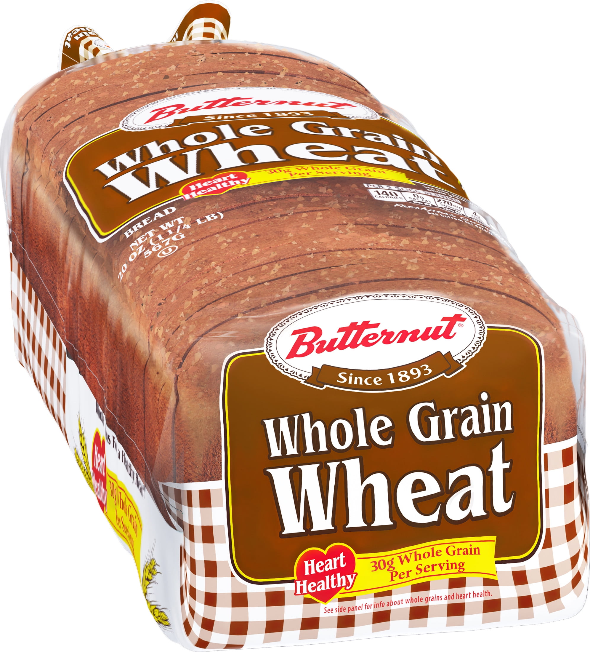 Butternut Whole Grain Wheat Bread, 20 oz